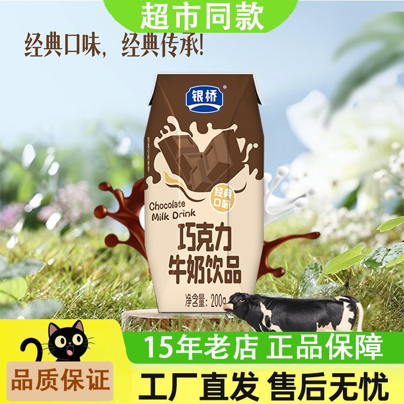 银桥碧海钻巧克力口味牛奶饮品