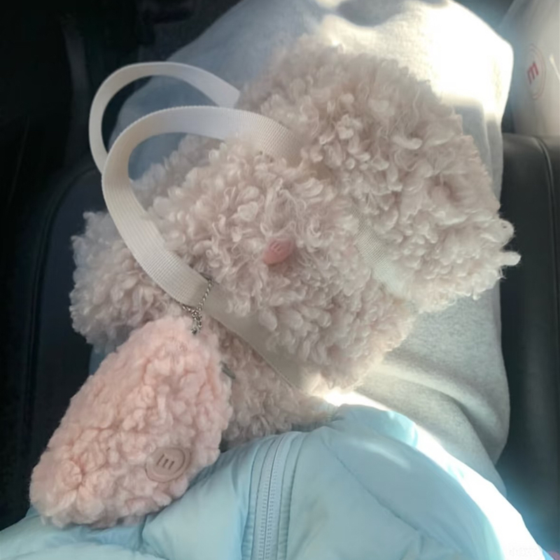 韩国minitmute毛绒托特包