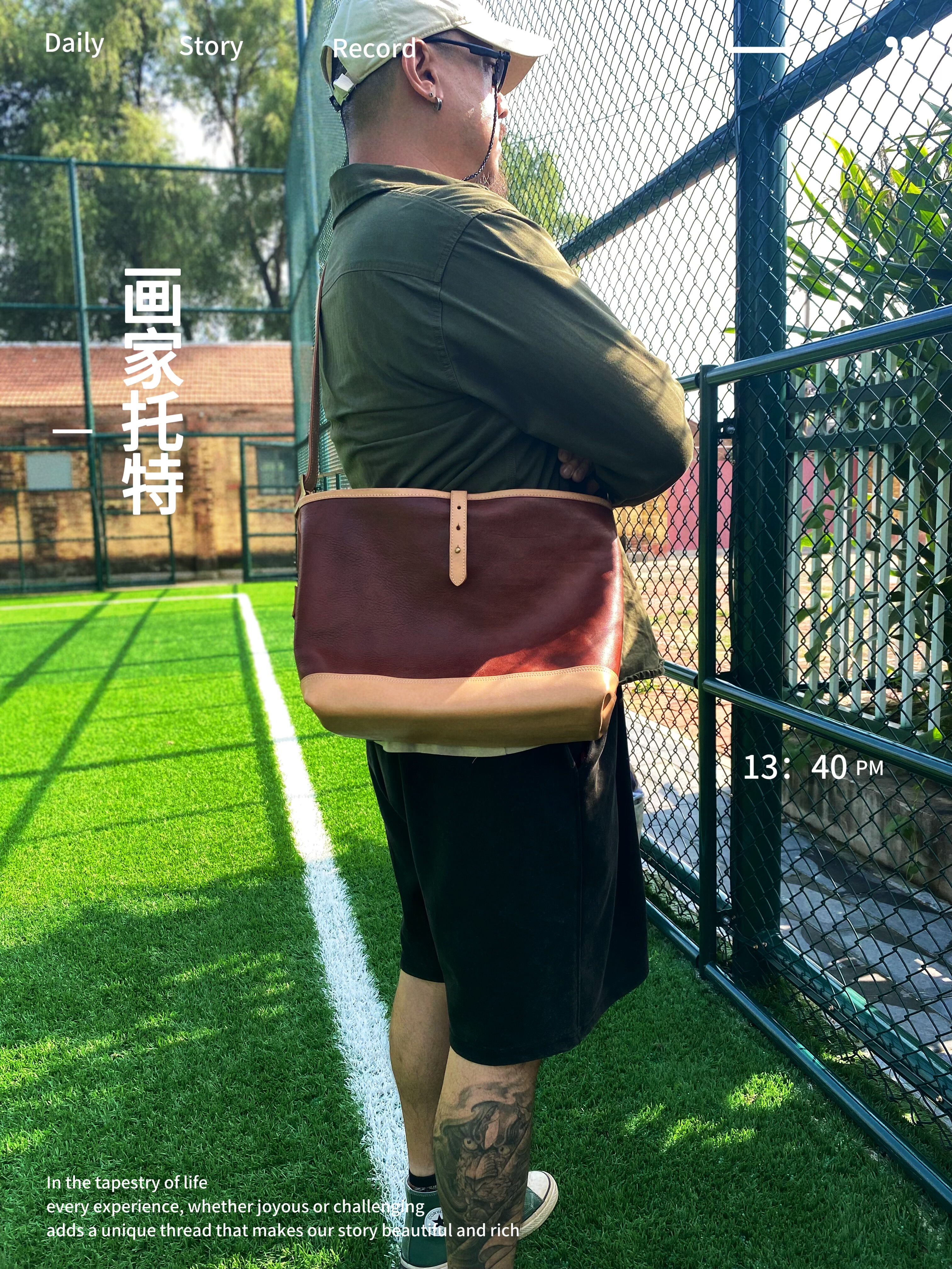 原创画家版斜挎包意大利Mbox风格头层牛皮单肩大容量真皮托特包包