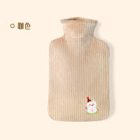 The brand-new thickened Leshier hot water bag is a cute cartoon PVC inner liner with a fabric cover that can prevent scalding thumbnail 4