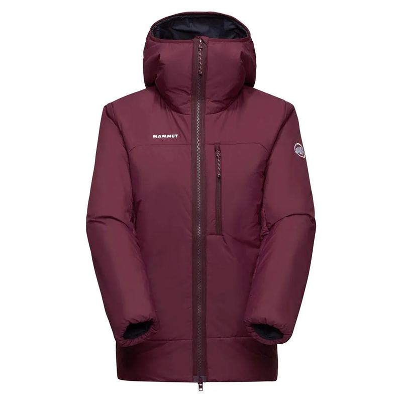 代购Mammut猛犸象女士羽绒服保暖防风防水保暖外套连帽中长款