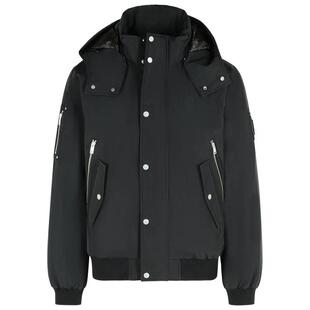 代购MOOSE KNUCKLES慕斯纳可兹夹克男士防风保暖防水耐磨黑色尼