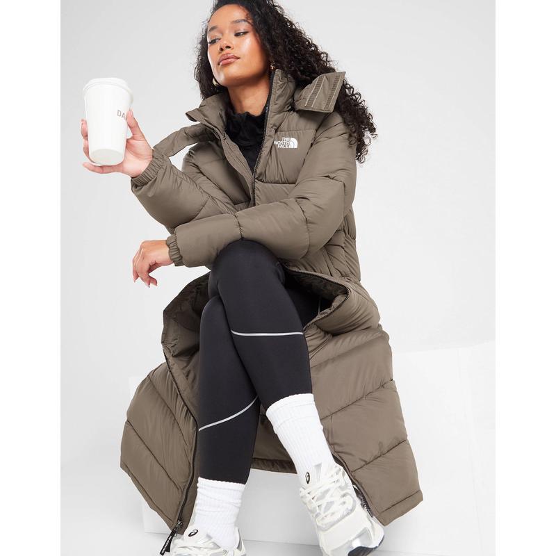 代购THE NORTH FACE北面女士羽绒服保暖防风保暖性长款外套连帽长