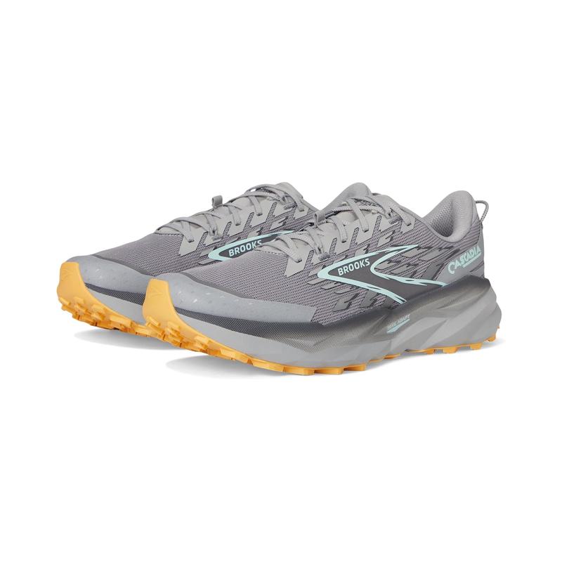 代购Brooks布鲁克斯男跑步鞋缓震户外鞋Cascadia抓地运动鞋越野