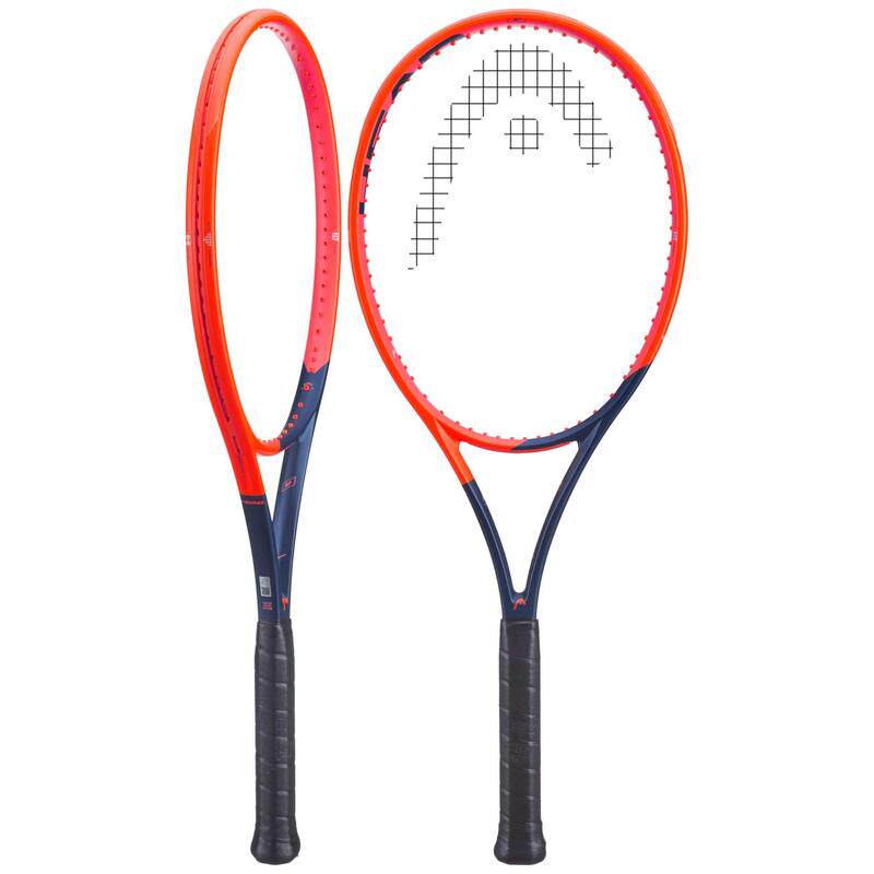 代购HEAD海德网球拍控制型精准击球稳定发力碳素单手持握橙色