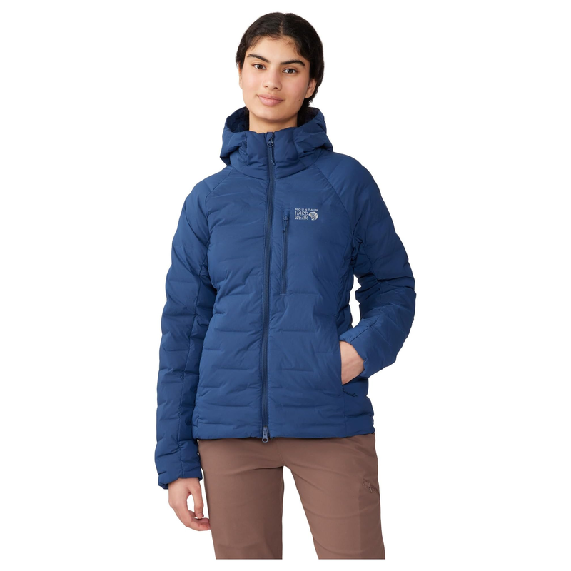 代购Mountain hardwear山浩女士羽绒服保暖防风透气冲锋衣连帽长