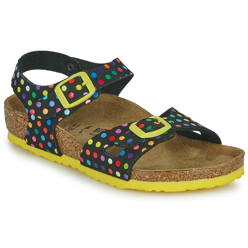 海外代购Birkenstock女士运动凉鞋舒适透气防滑耐磨坡跟双扣带