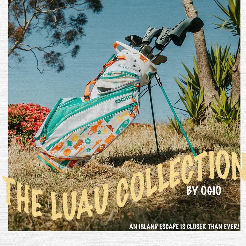 代购新品ogio Luau海岛风印花限定高尔夫球杆包支架包立式球袋