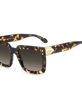 代购ISABEL MARANT太阳镜女遮光护眼防紫外线时尚方框醋酸酯宽镜