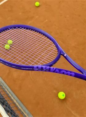 代购WILSON Clash 100L V2威尔胜紫色定制专业比赛训练网球拍可