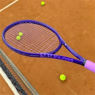 代购WILSON Clash 100L V2威尔胜紫色定制专业比赛训练网球拍可