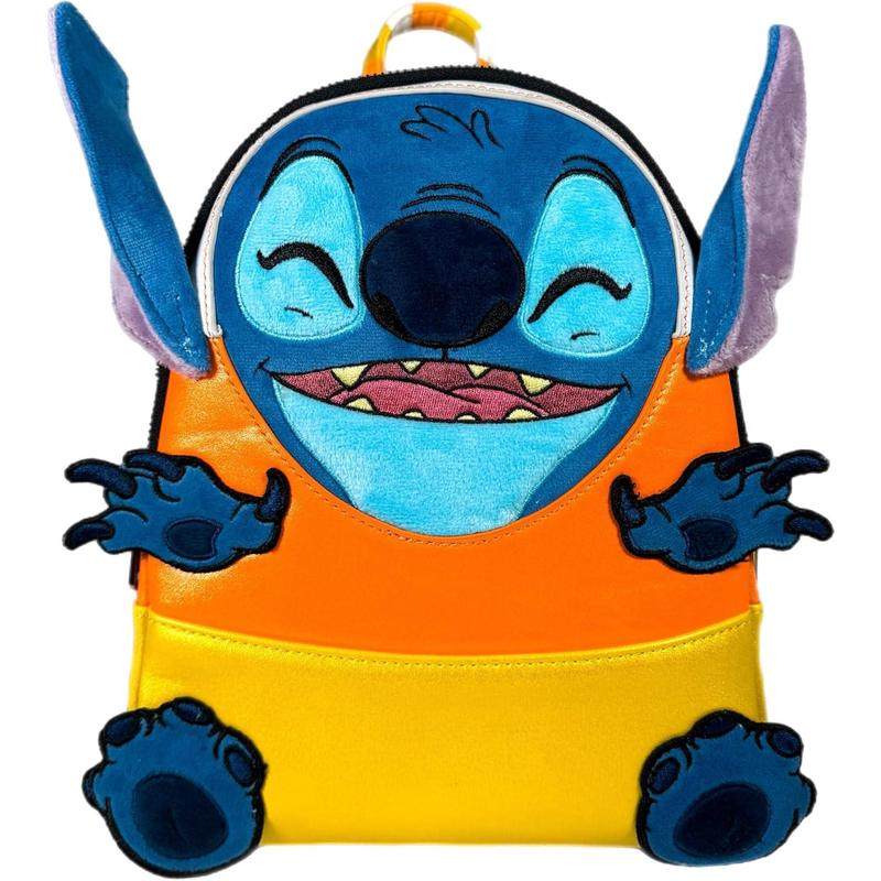 代购Loungefly背包男女迷你双肩包拉链主隔层侧边口袋前袋设计内