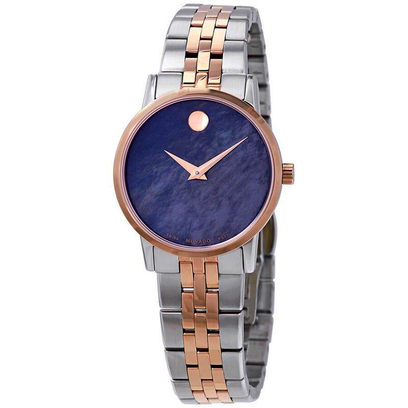 海外代购Movado/摩凡陀女士手表瑞士腕表生活防水贝母盘不锈钢