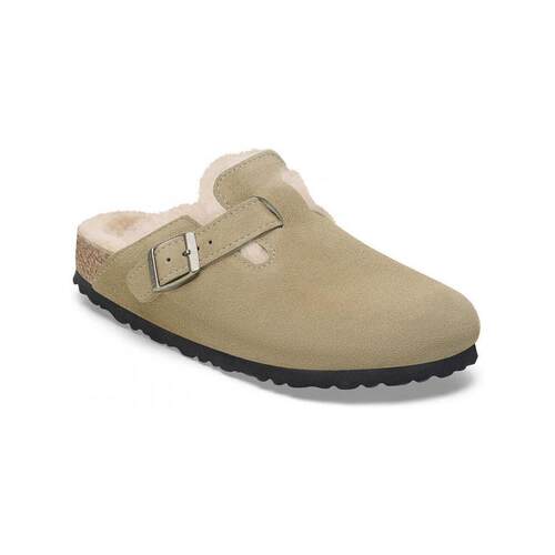 海外代购Birkenstock男士拖鞋保暖舒适包头加绒居家室内冬季棉拖