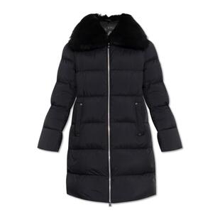 代购MOOSE KNUCKLES慕斯纳可兹羽绒服女士保暖防风轻便御寒黑色