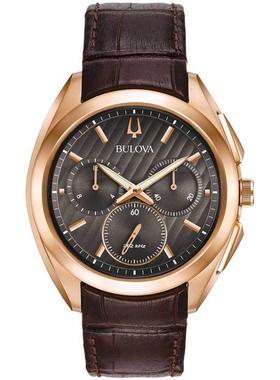 代购BULOVA宝路华男女腕表计时日期夜光多时区皮带金属防水