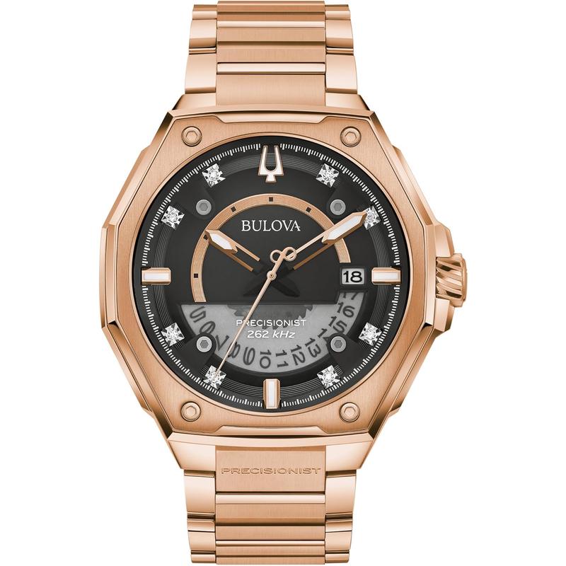 美国代购BULOVA/宝路华男士欧美腕表日历显示高振频机芯