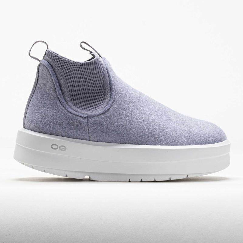 代购Oofos女士休闲鞋缓震减压吸震舒适防臭易穿脱针织鞋领