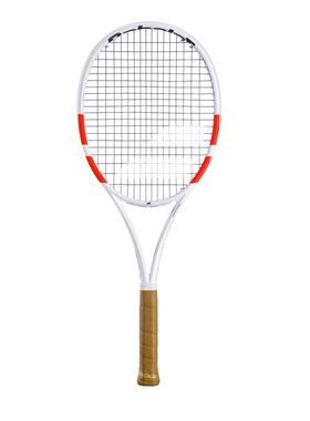 代购BABOLAT百保力网球拍击球控球精准打击白色橙色边框