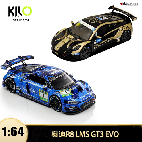 奥迪R8LMSGT3EVO汽车模型开盖