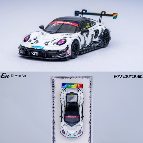 保时捷911GT3雪怪改装车模型