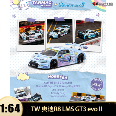 奥迪R8GT3EVOLMS赛车汽车模型