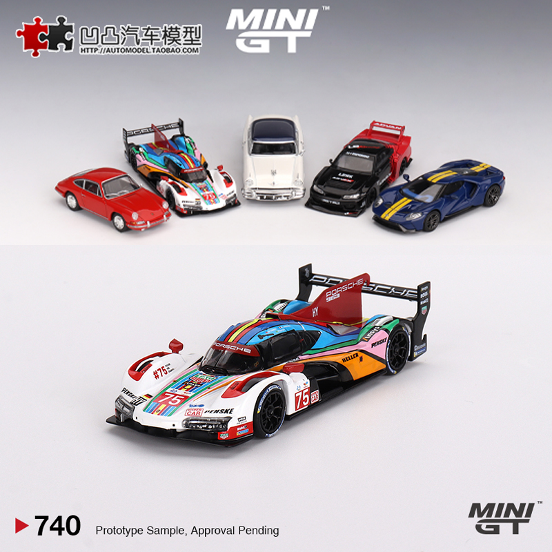 保时捷963 拉力赛车潘世奇车队 MINIGT1:64 勒芒仿真合金汽车模型 模玩/动漫/周边/娃圈三坑/桌游 火车/摩托/汽车模型 原图主图