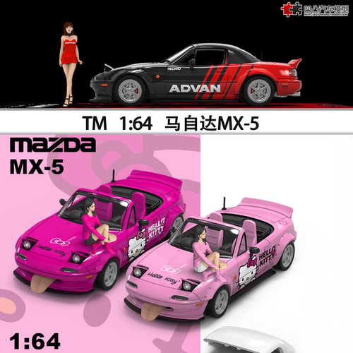 马自达MX5汽车模型仿真Kitty猫