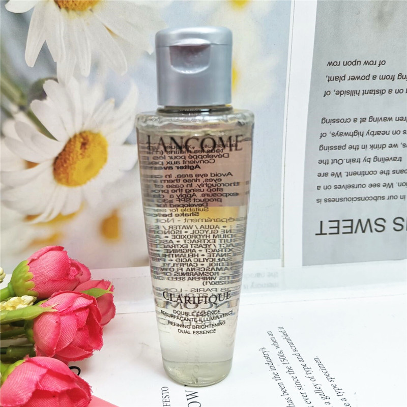 专柜中小样 兰蔻净澈焕肤双重精华水50ml 精华极光水