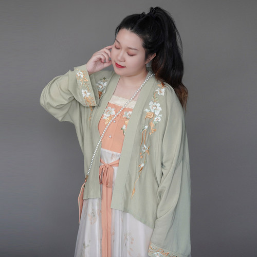 日常大码汉服随淇自然改良吊带裙