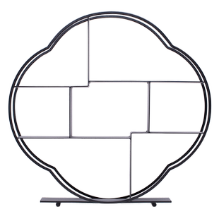 草木祠 日式铁艺茶棚茶具收纳架博古架多宝阁茶道配件茶具展示架