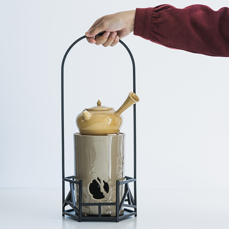 草木祠 铁艺凉炉架 炉台炭炉茶炉架子 中式复古风炉底座花器花架,餐饮具,茶道/零配,淘宝优惠券,粉丝福利购,淘宝优惠卷
