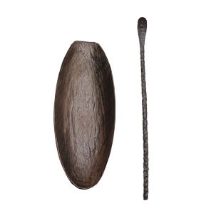 草木祠手工雕刻紫光檀茶勺茶扒茶拨茶道实木茶针大红酸枝茶则茶荷