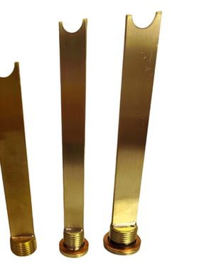 HASCO模具冷却隔水片Z9661/G1/8/G1/4/G3/8-50-100-150螺旋黄铜