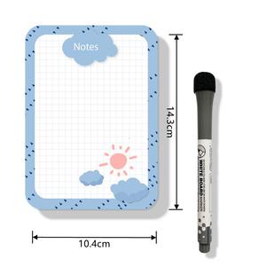 创意磁力贴 冰箱贴留言板可擦写便利贴ins风磁贴装 饰磁铁磁吸个性