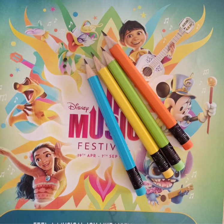 TXDZ高颜值10CM短铅笔100支HB芯原木带橡皮酒店儿童学生写字送桶