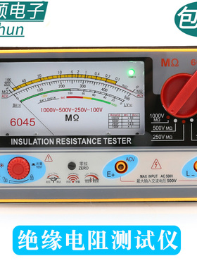 南京天宇TY6017 TY6018 TY6045型绝缘电阻表兆欧表500V 1000V摇表