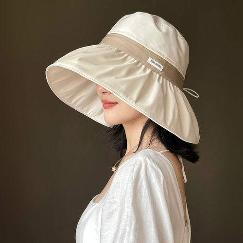 2025新款防晒渔夫帽女夏防紫外线