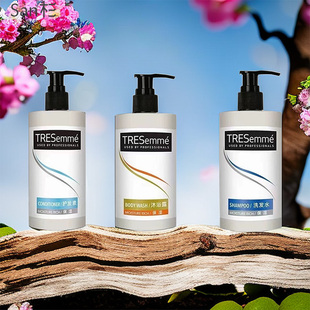 Tresemme炫诗保湿洗发水沐浴露护发素300ml假日酒店洗护套装