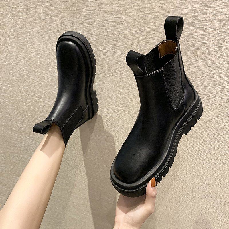 大码鞋女马丁靴40一43脚宽胖妹妹秋机车瘦瘦靴肥潮单靴子短靴4142,女鞋,马丁靴,淘宝优惠券,粉丝福利购,淘宝优惠卷
