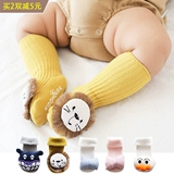 Детская хлопковая милая демисезонная обувь для новорожденных подходит для мужчин и женщин для девочек для раннего возраста, средней длины, 1 лет