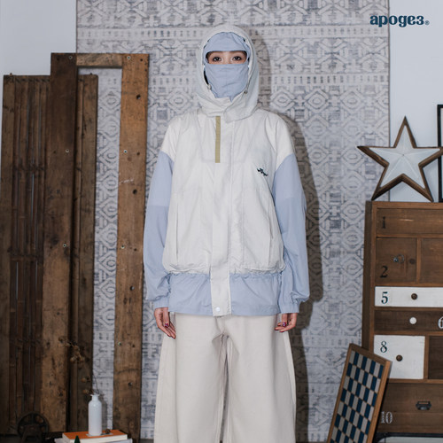 APOGE3阿保机 全包裹拓扑防晒衣男女同款透气跑步户外薄机能外套