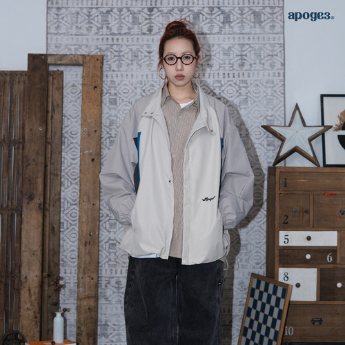 APOGE3宽松春秋夹克立领