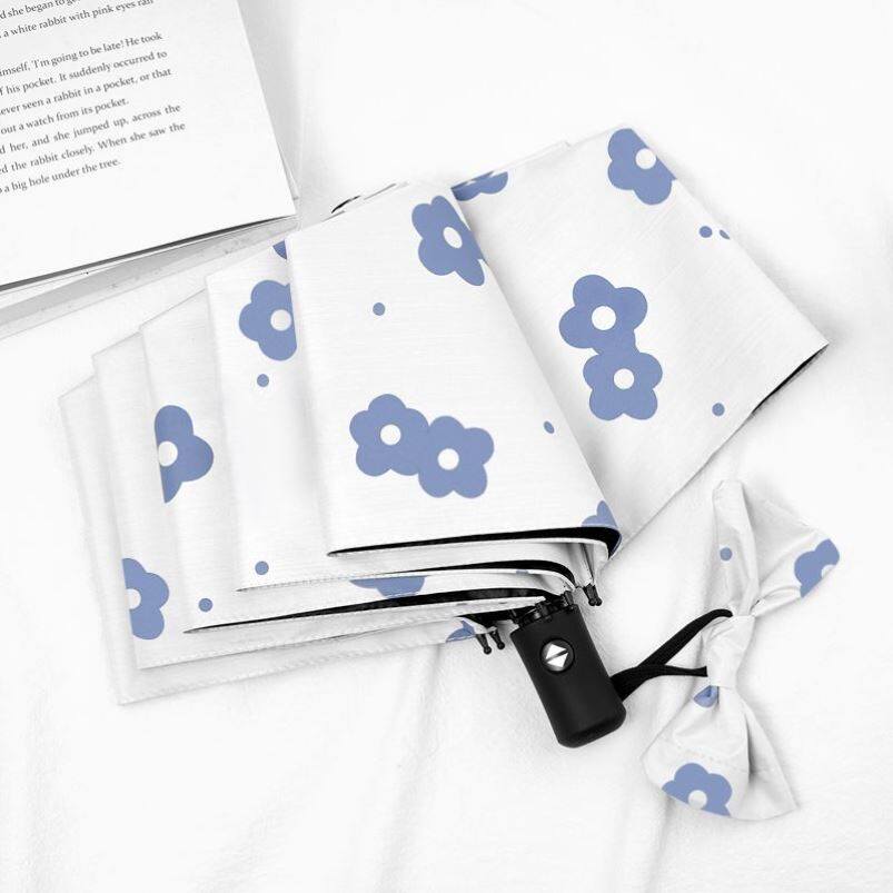 全自动雨伞女ins风高颜值晴雨两用防晒防紫外线大号折叠遮太阳伞