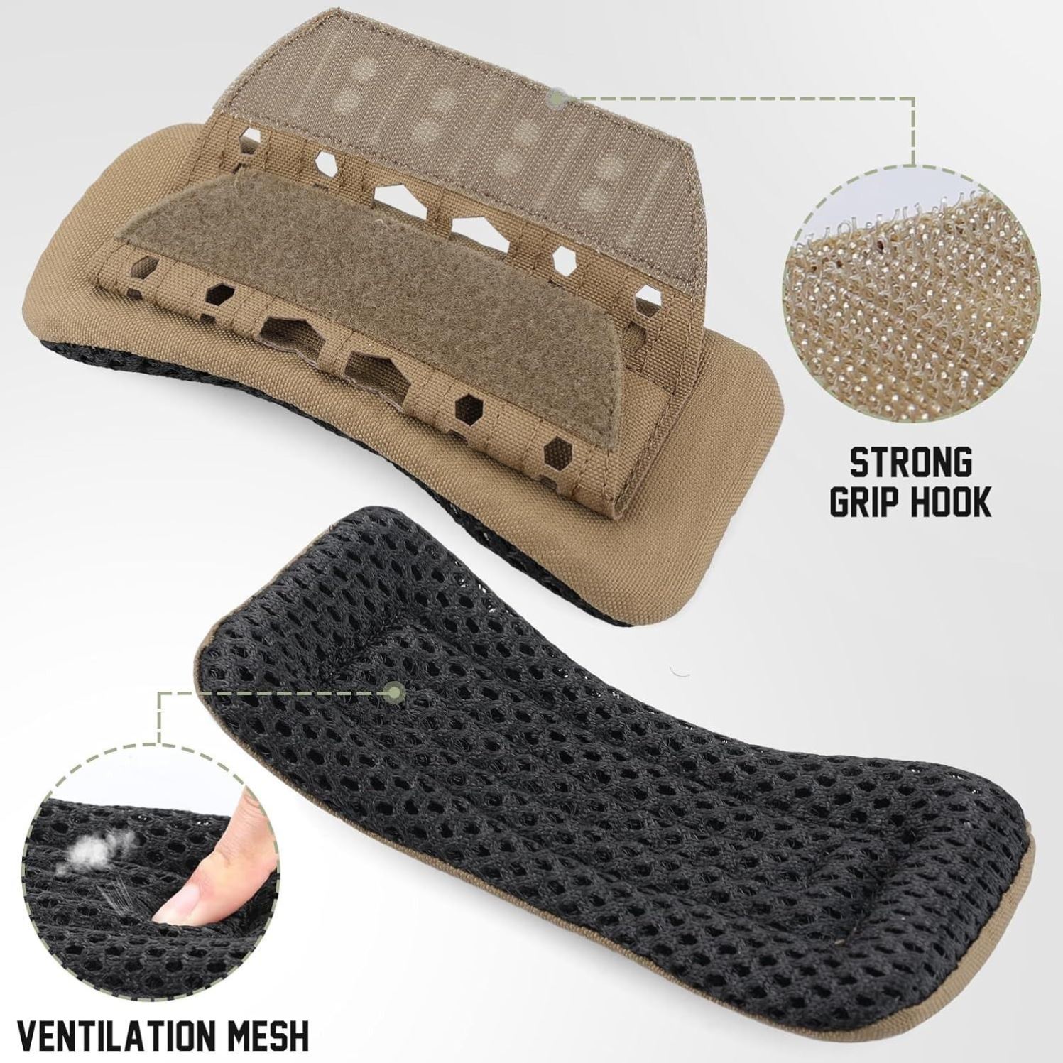 多功能战术背心肩垫马甲缓冲防滑衬垫户外背包减震通用肩带配件