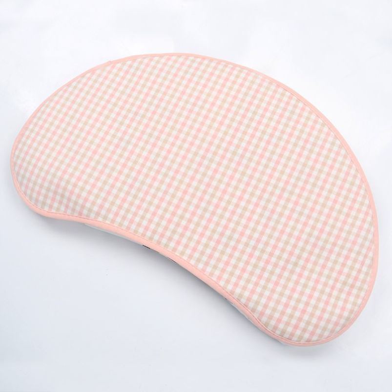 儿童枕席睡眠方程式婴儿宝宝博士专用天资硅胶乳胶月亮枕头套巾夏