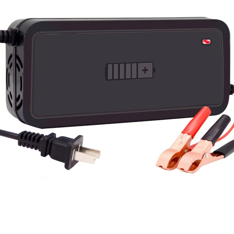 12V20AH电瓶充电器12伏20安单块铅酸蓄电池智能修复充满自停通用