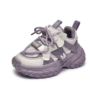 Girls' Dad Shoes for Older Children, Soft-Soled Autumn Children's Sports Running Shoes, Non-Slip and Breathable, 2026 New Model — 1