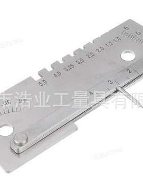 SKUD76253对接焊缝咬边深度0-5焊缝检测尺45度棒焊接规测量工具