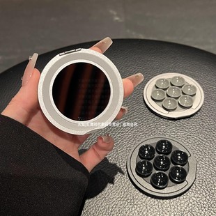 magsafe磁吸式 浴室镜子厨房冰箱卫生间平面自拍吸附背贴多功能桌面支撑配件折叠指环扣 吸盘手机支架2025新款